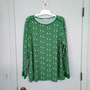 Susan Graver 1x  Cool Touch Knit Top